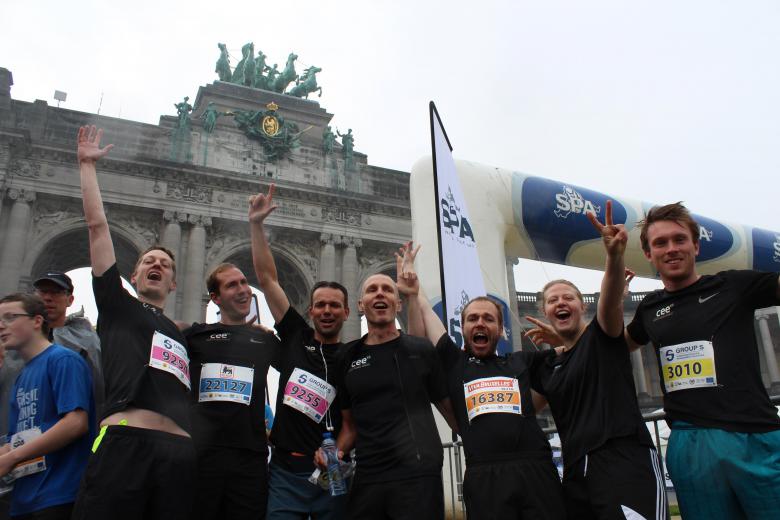 cee en focus team 20 km door Brussel